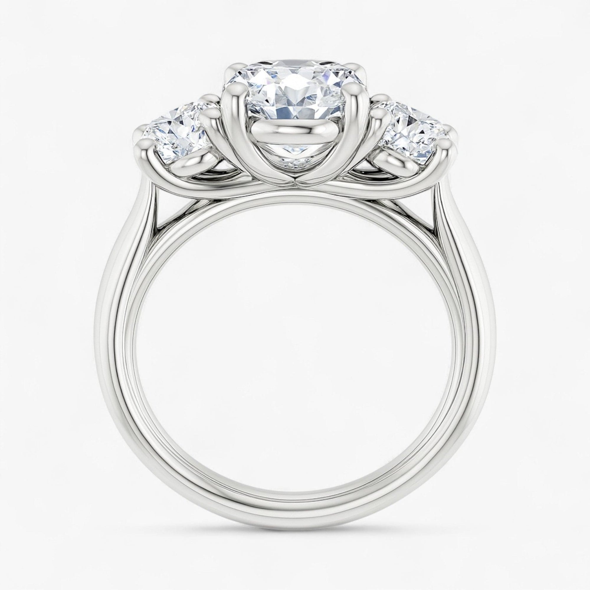 The Classic 3-Stone Engagement Ring | Oval
