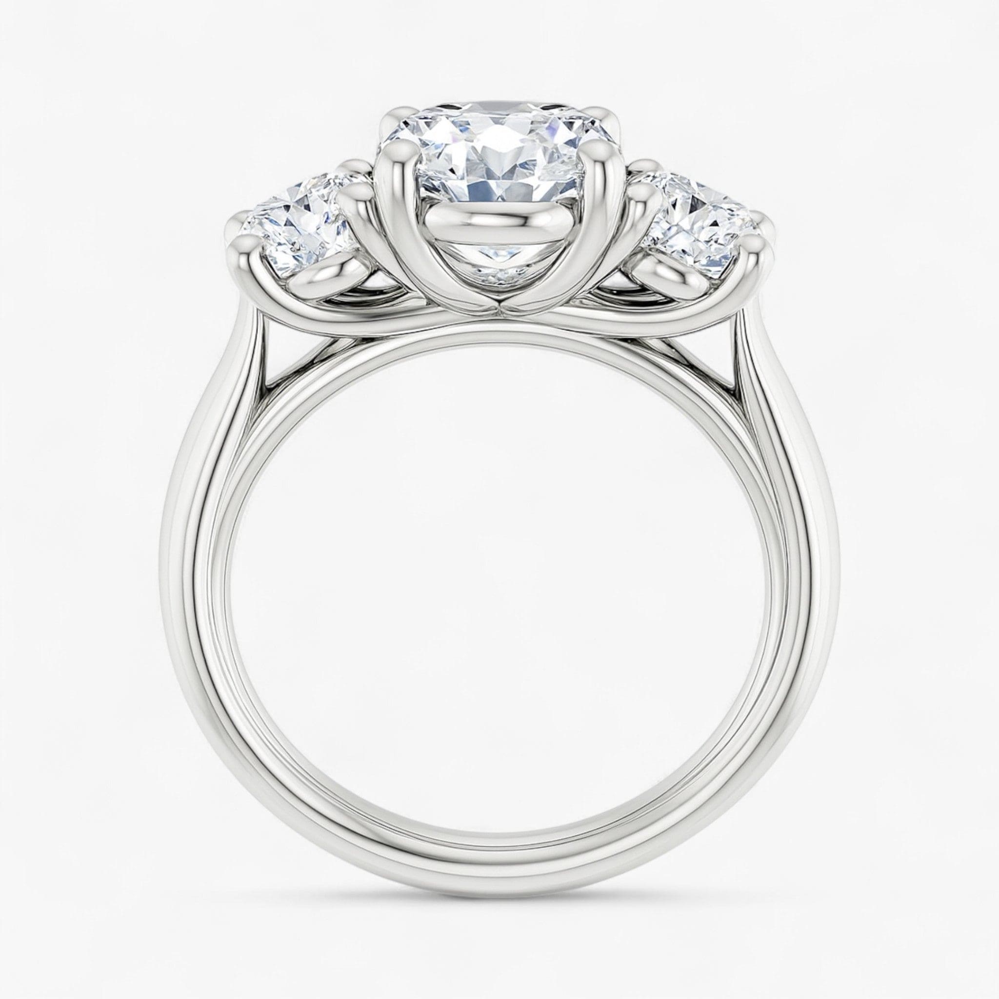 The Classic 3-Stone Engagement Ring | Oval