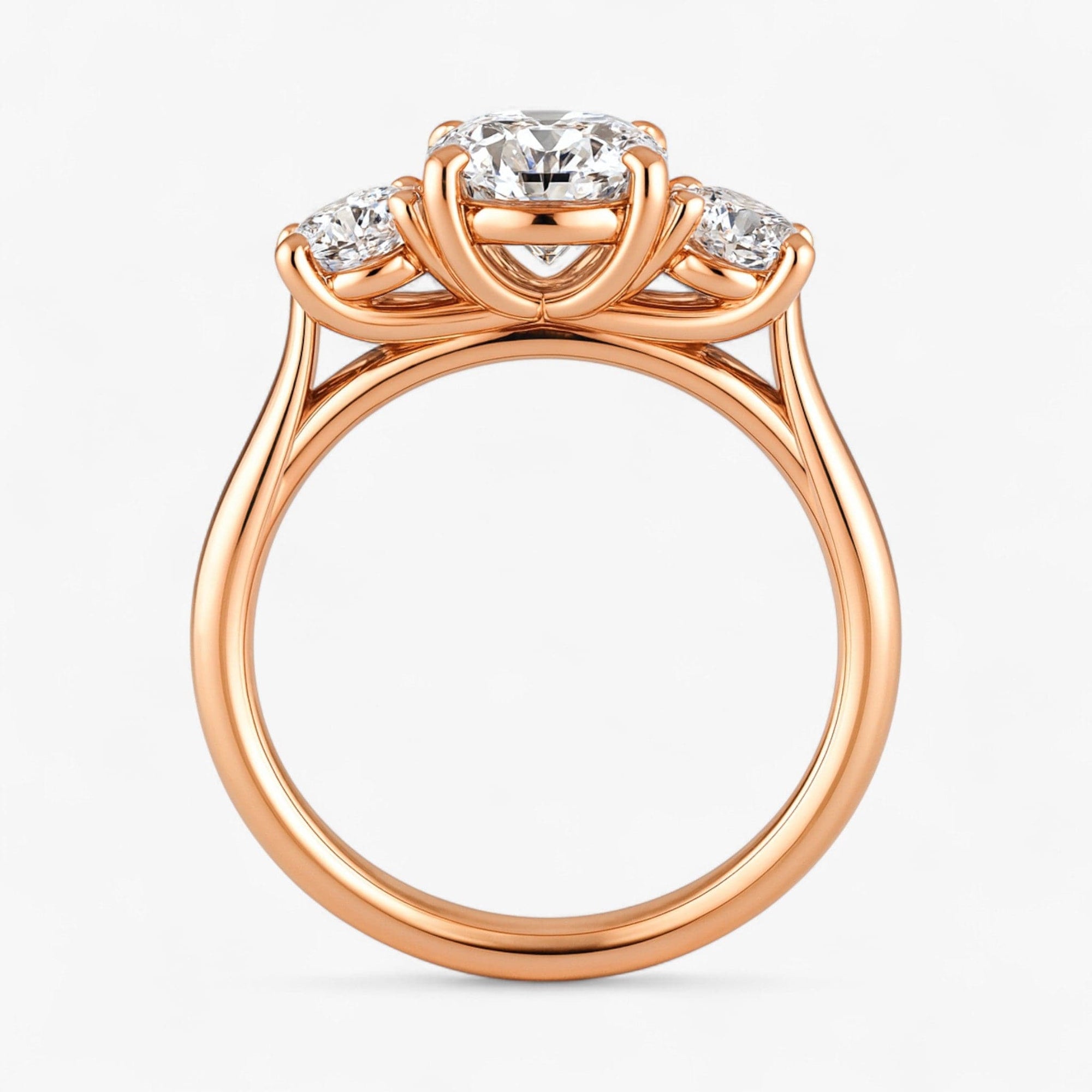 The Classic 3-Stone Engagement Ring | Oval