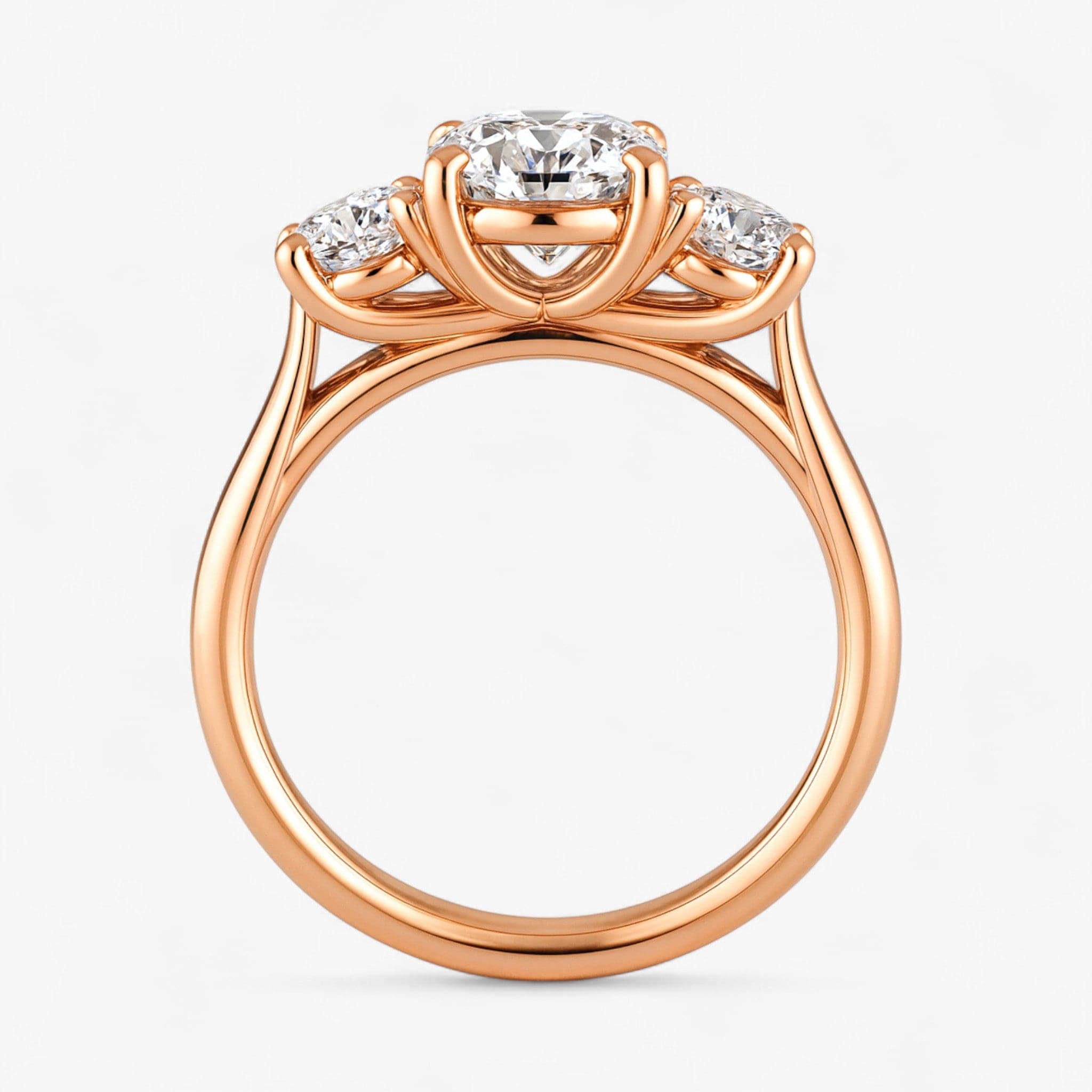 The Classic 3-Stone Engagement Ring | Oval