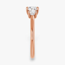 The Classic 3-Stone Engagement Ring | Cushion