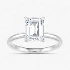 The Timeless Solitaire Engagement Ring | Emerald