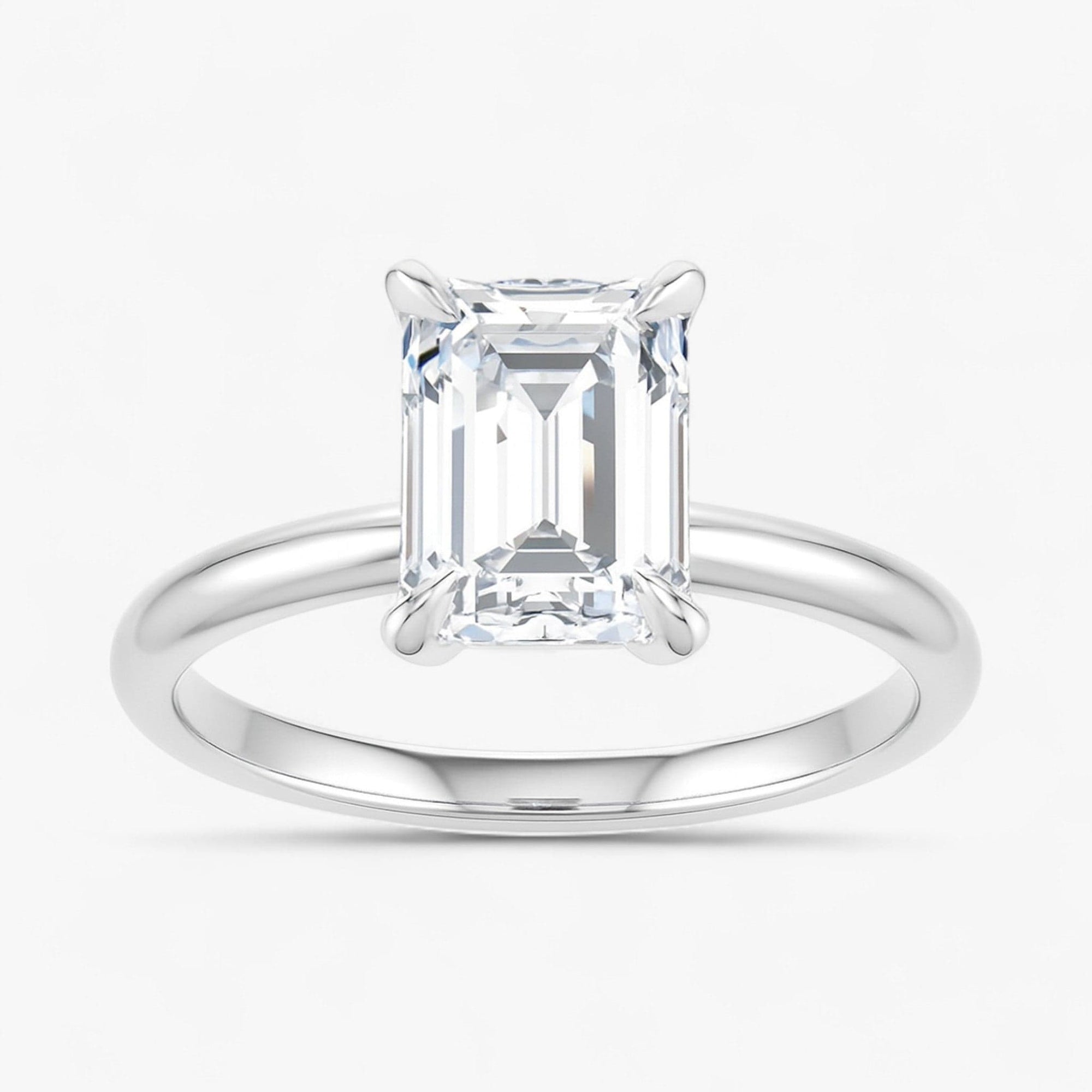 The Timeless Solitaire Engagement Ring | Emerald