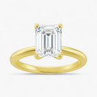 The Classic 4-Prong Solitaire Engagement Ring | Emerald