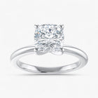 The Classic 4-Prong Solitaire Engagement Ring | Cushion