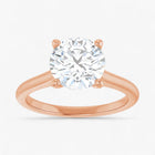 The Timeless Cathedral Solitaire Engagement Ring | Round