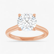 The Timeless Cathedral Solitaire Engagement Ring | Round