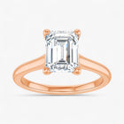 The Timeless Cathedral Solitaire Engagement Ring | Emerald