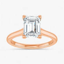The Timeless Cathedral Solitaire Engagement Ring | Emerald