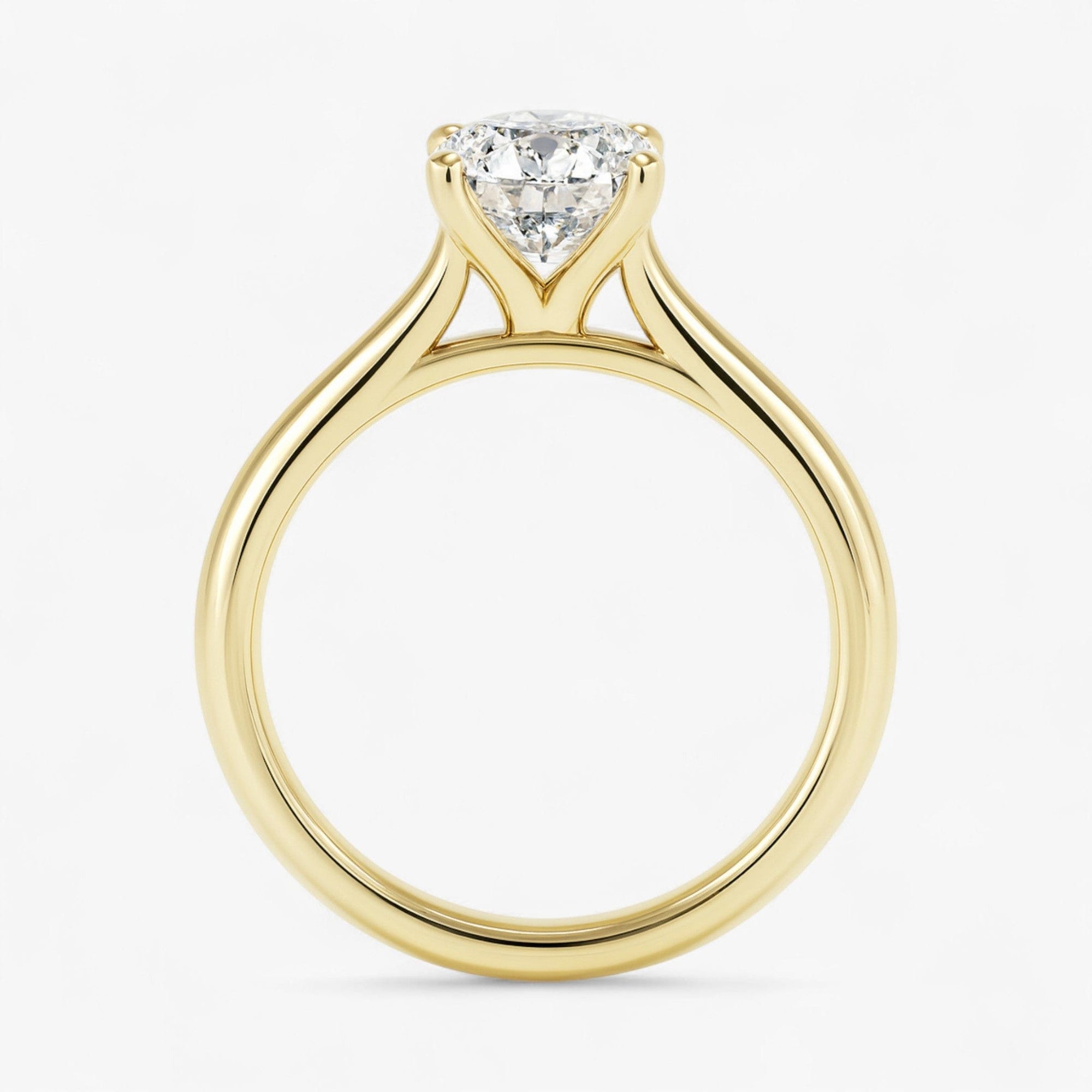 The Timeless Cathedral Solitaire Engagement Ring | Oval