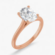 The Timeless Cathedral Solitaire Engagement Ring | Oval