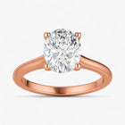 The Timeless Cathedral Solitaire Engagement Ring | Oval