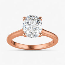 The Timeless Cathedral Solitaire Engagement Ring | Oval