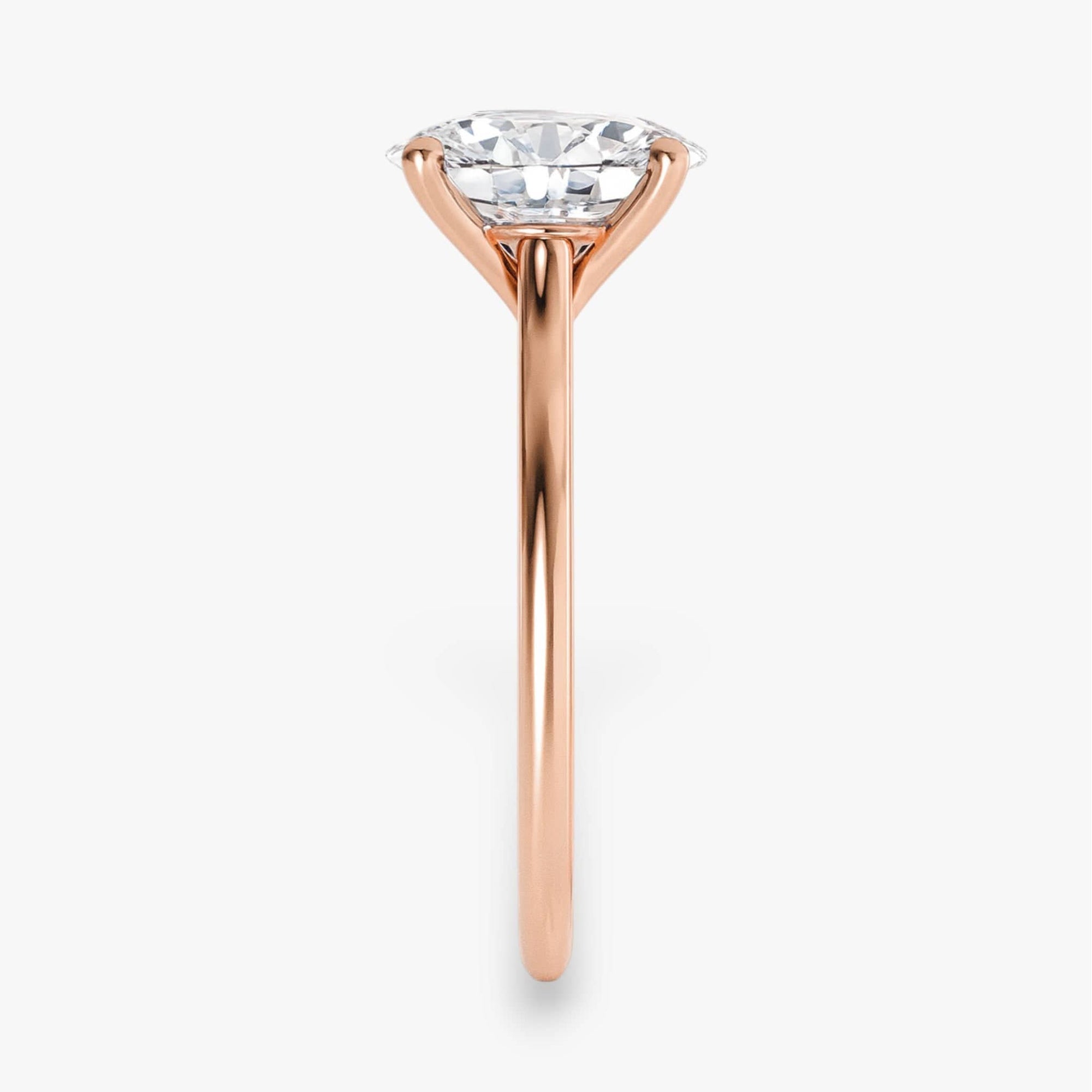 The Timeless Cathedral Solitaire Engagement Ring | Oval