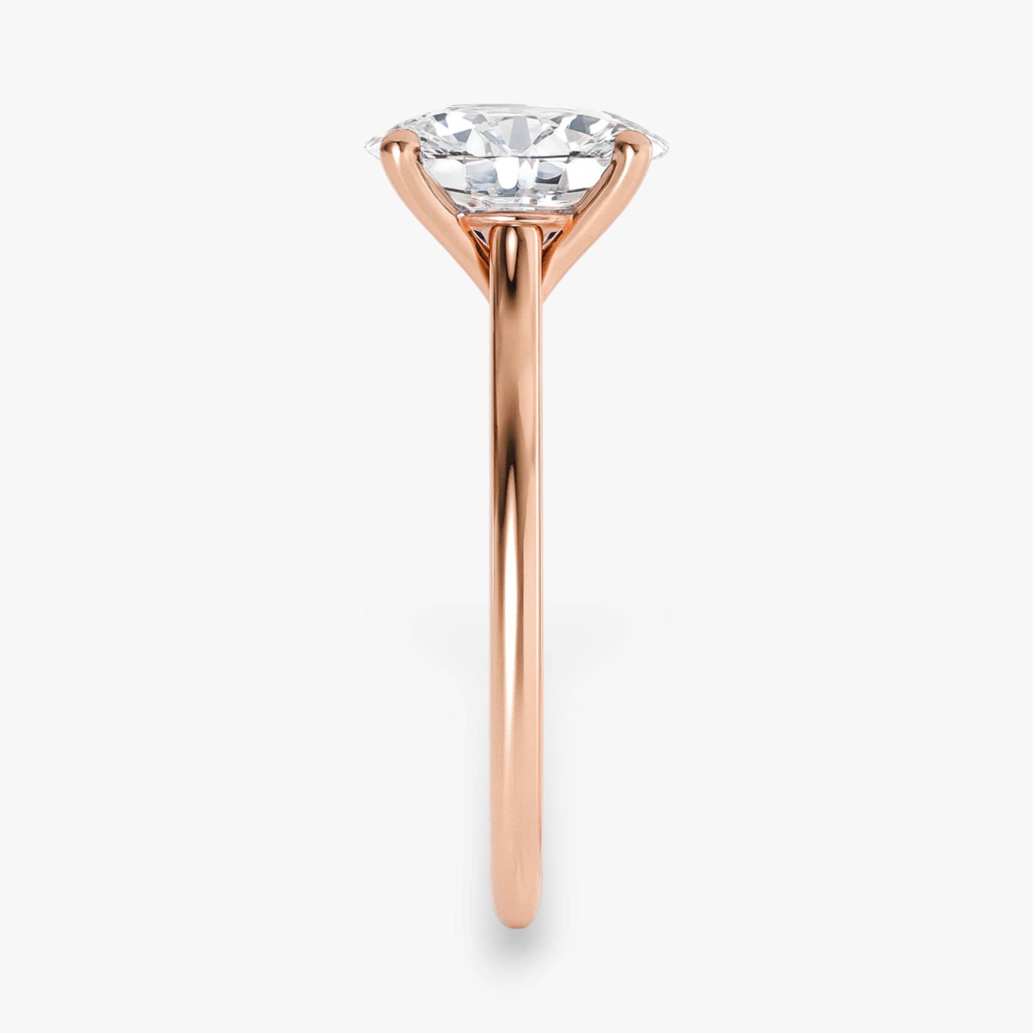 The Timeless Cathedral Solitaire Engagement Ring | Oval