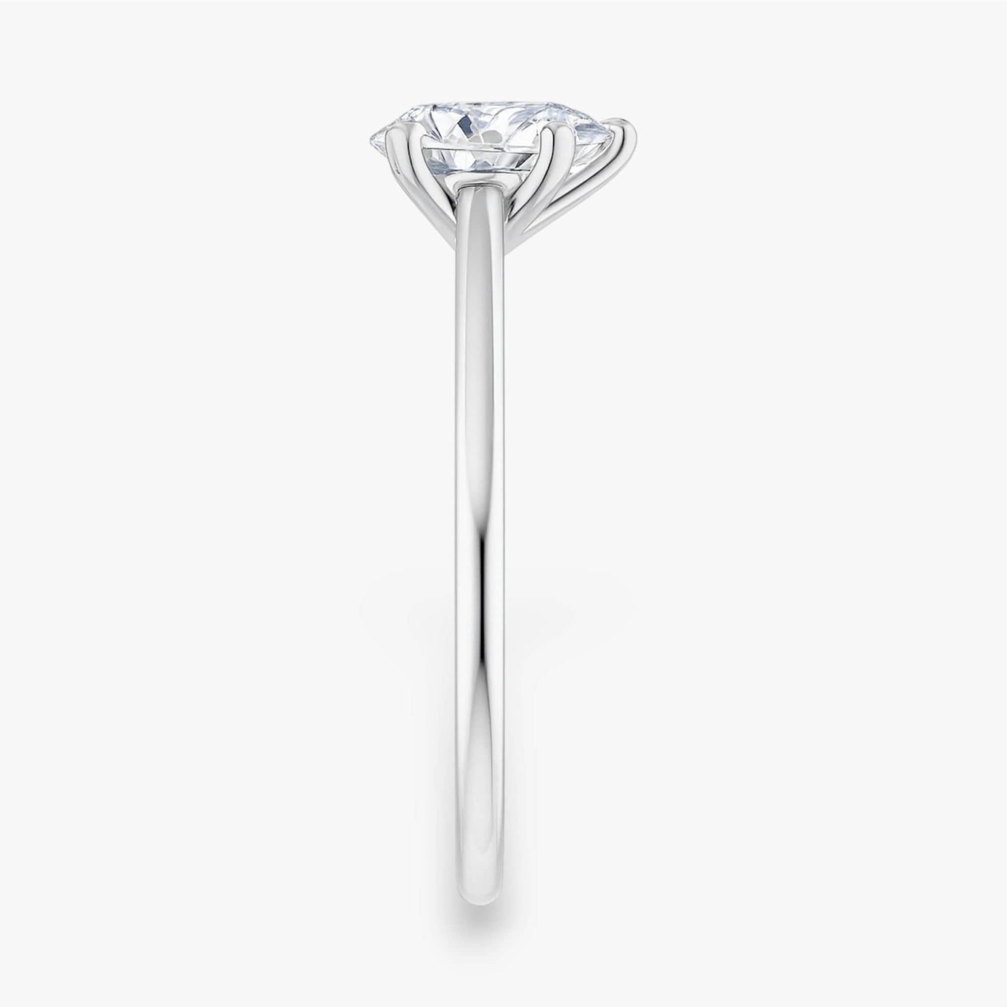 The Timeless Cathedral Solitaire Engagement Ring | Pear