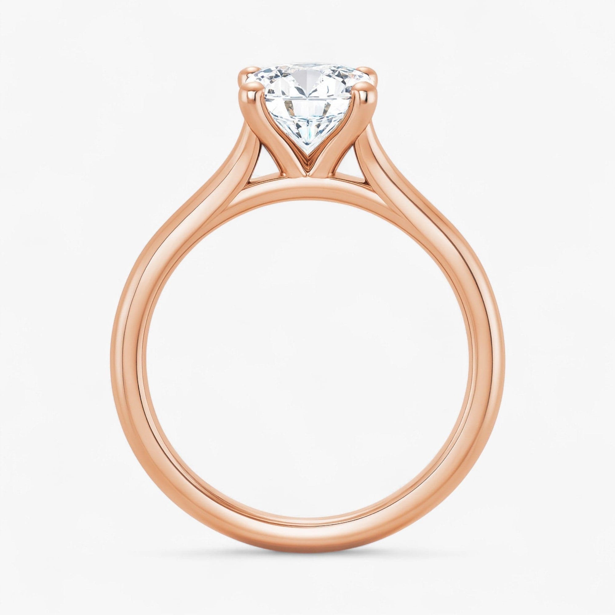 The Timeless Cathedral Solitaire Engagement Ring | Cushion