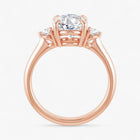 The Signature Side Stone Engagement Ring | Round