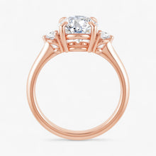 The Signature Side Stone Engagement Ring | Round