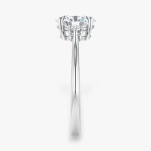 The Signature Side Stone Engagement Ring | Oval