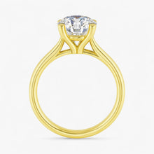The Signature Cathedral Solitaire Engagement Ring | Round