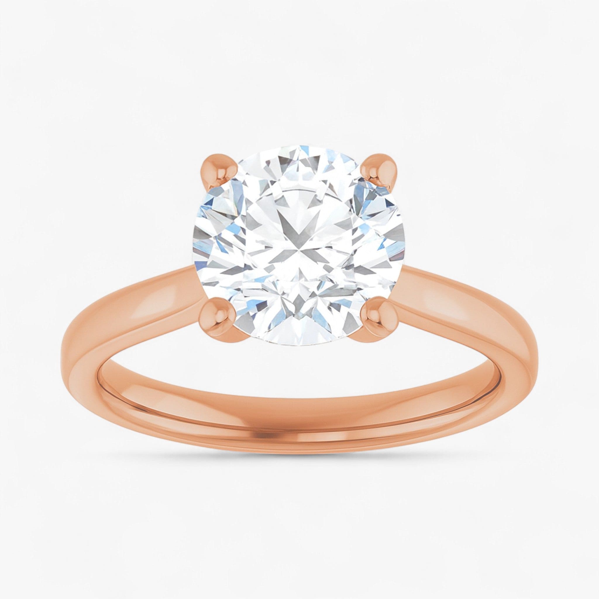 The Signature Cathedral Solitaire Engagement Ring | Round