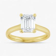 The Signature Cathedral Solitaire Engagement Ring | Emerald