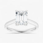 The Signature Cathedral Solitaire Engagement Ring | Emerald