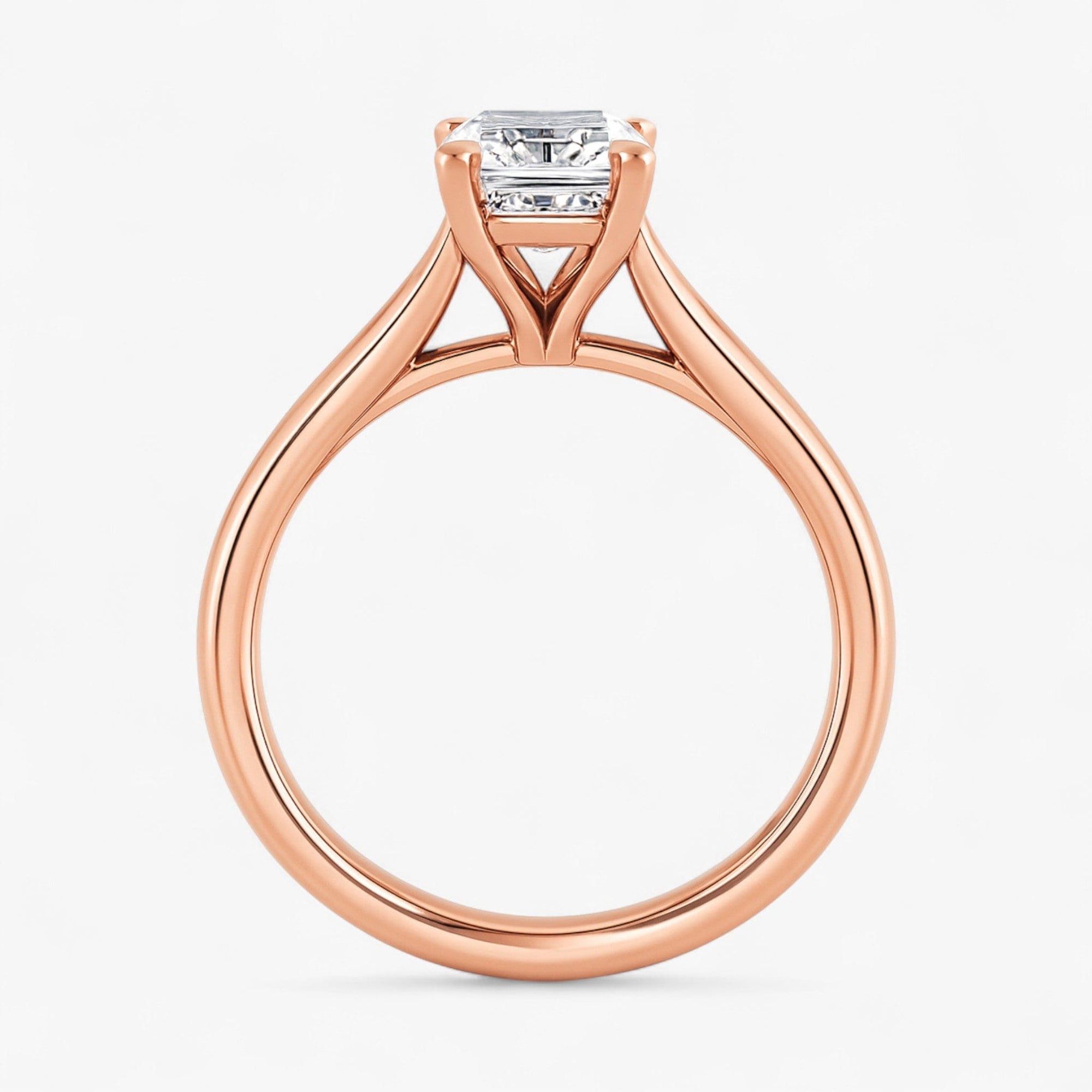 The Signature Cathedral Solitaire Engagement Ring | Emerald
