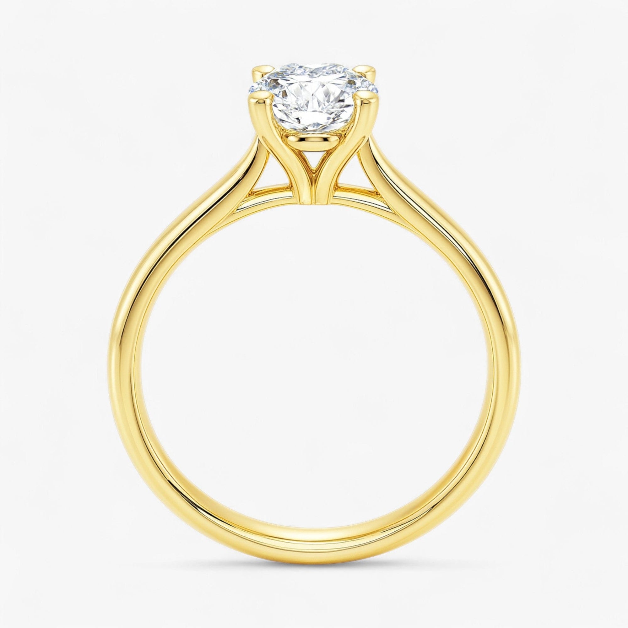 The Signature Cathedral Solitaire Engagement Ring | Oval