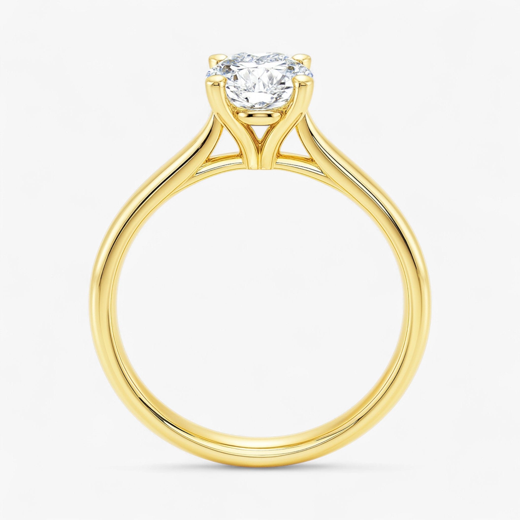 The Signature Cathedral Solitaire Engagement Ring | Oval
