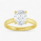 The Signature Cathedral Solitaire Engagement Ring | Oval