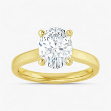 The Signature Cathedral Solitaire Engagement Ring | Oval