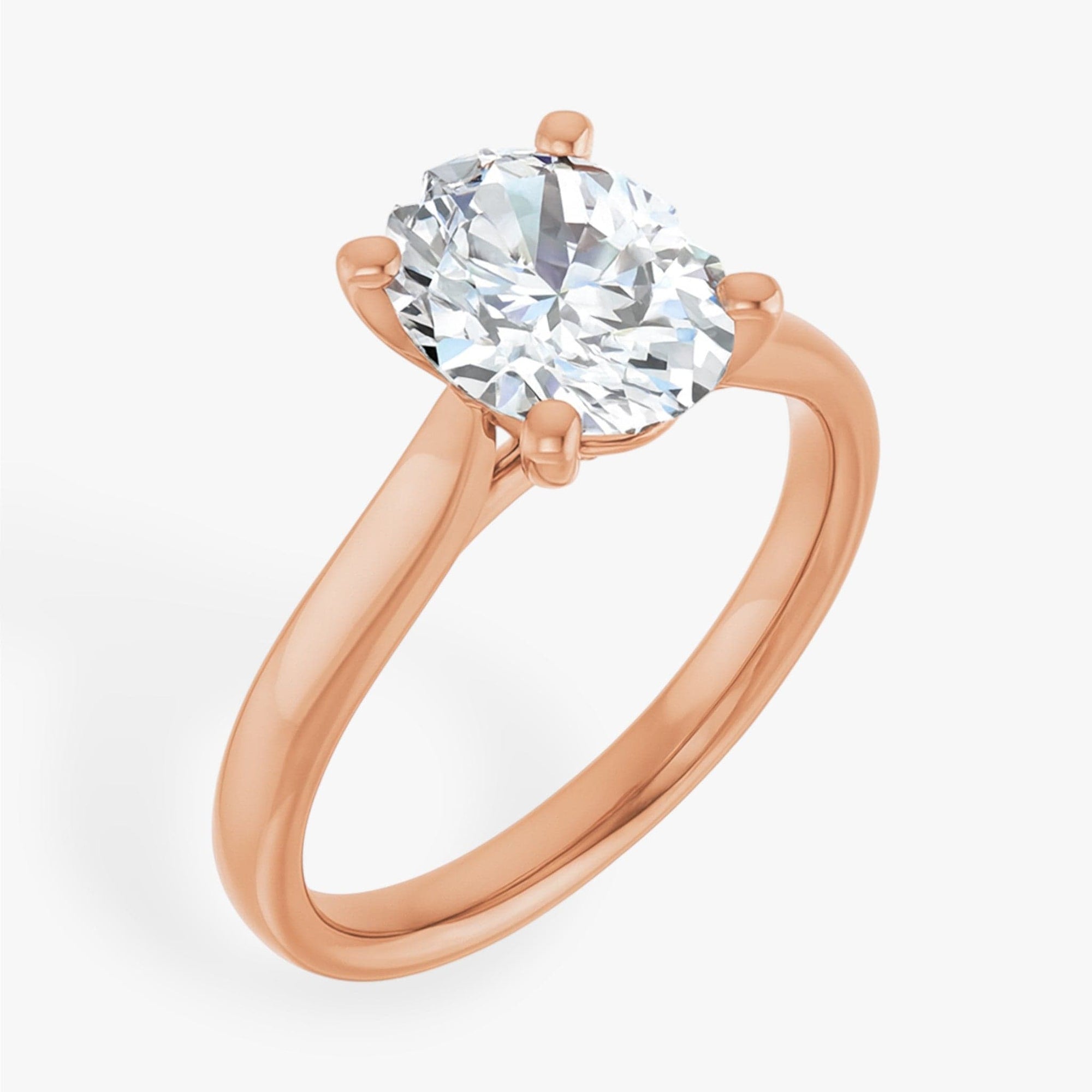 The Signature Cathedral Solitaire Engagement Ring | Oval