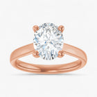 The Signature Cathedral Solitaire Engagement Ring | Oval