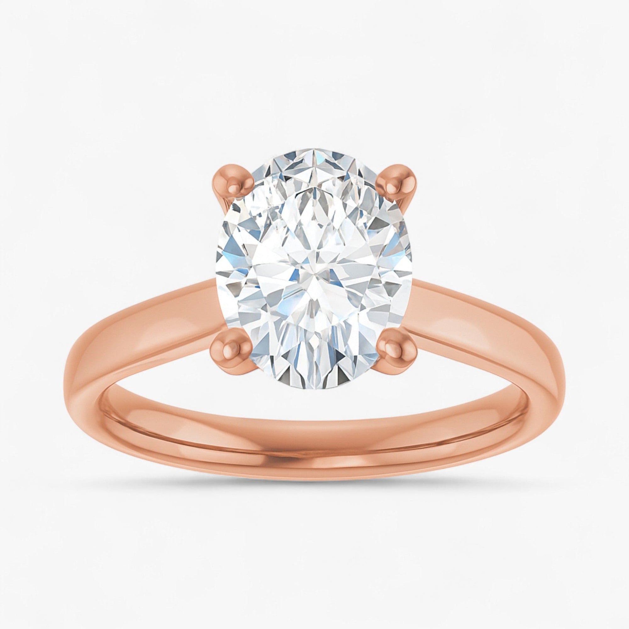 The Signature Cathedral Solitaire Engagement Ring | Oval