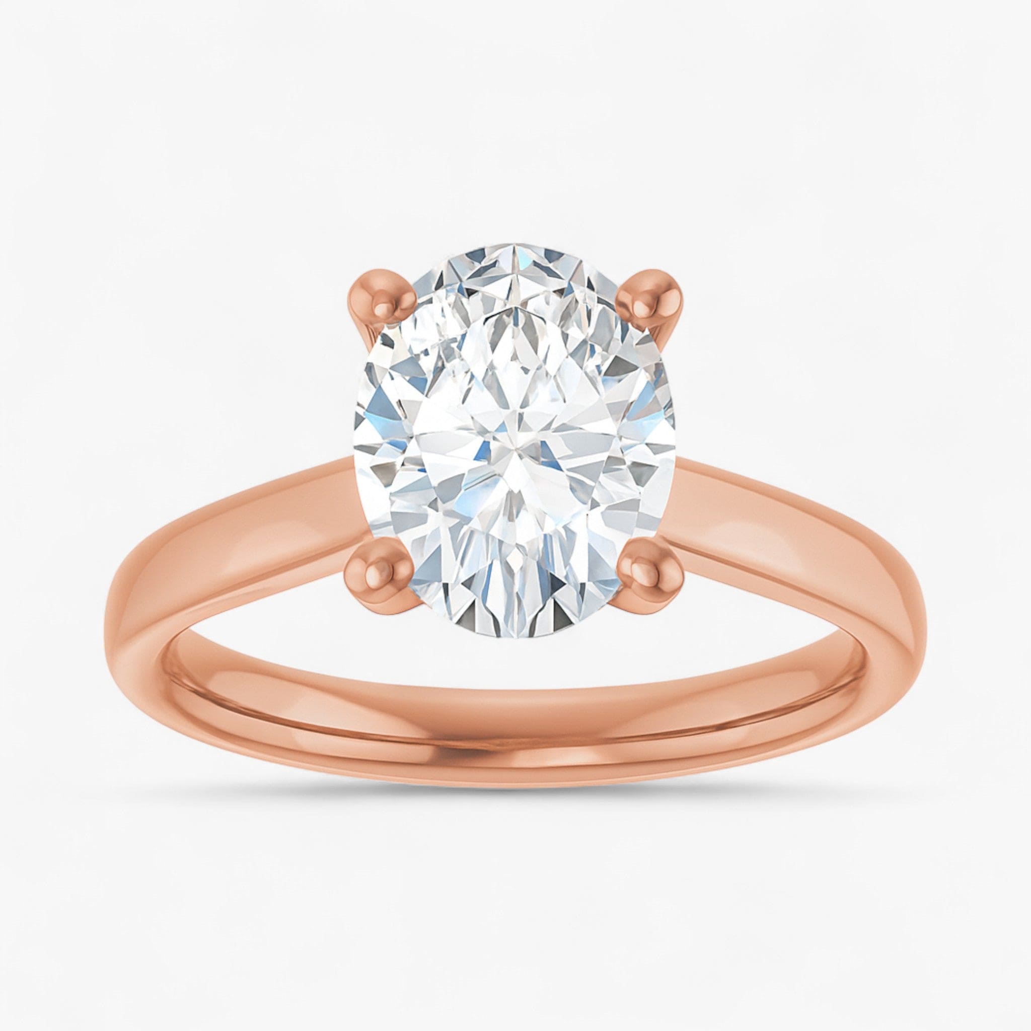 The Signature Cathedral Solitaire Engagement Ring | Oval