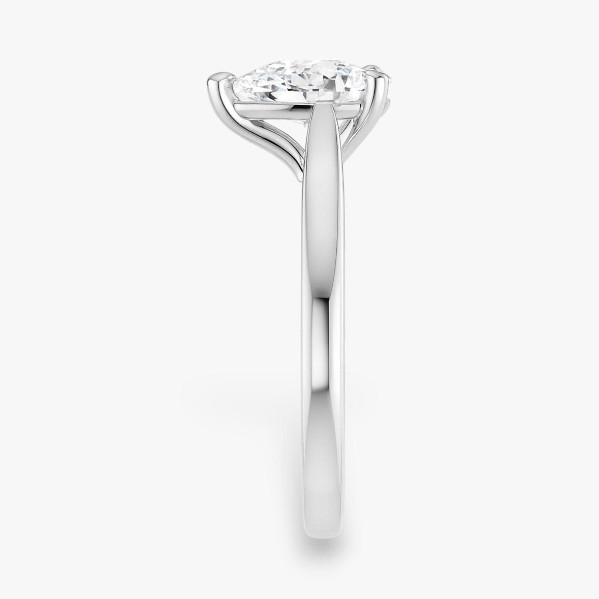 The Signature Cathedral Solitaire Engagement Ring | Pear