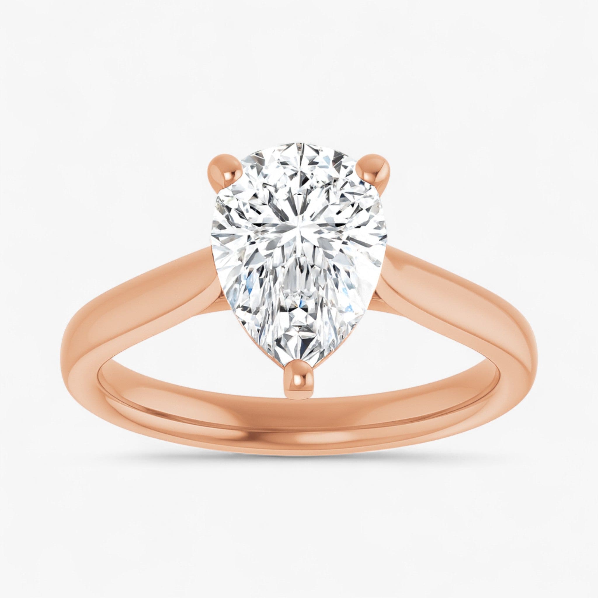 The Signature Cathedral Solitaire Engagement Ring | Pear