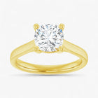 The Signature Cathedral Solitaire Engagement Ring | Cushion