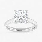 The Signature Cathedral Solitaire Engagement Ring | Cushion