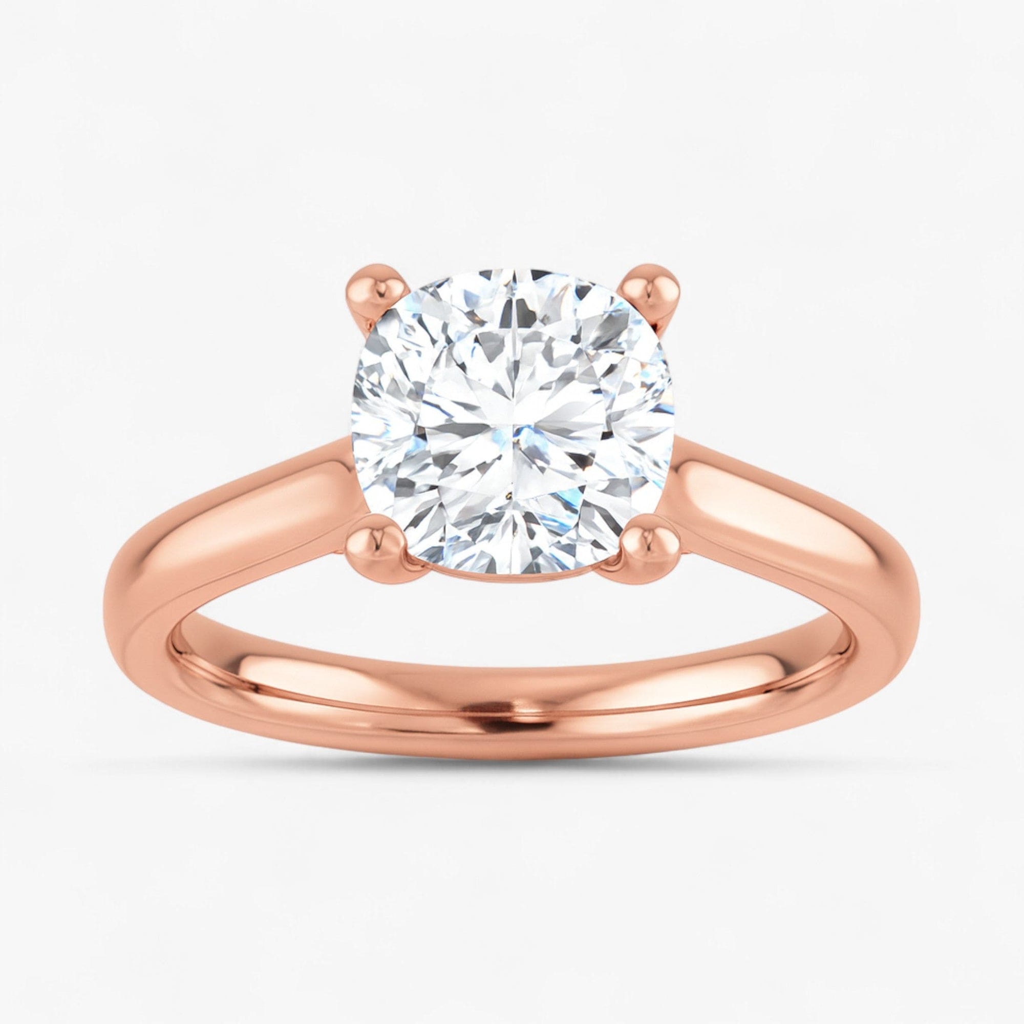 The Signature Cathedral Solitaire Engagement Ring | Cushion