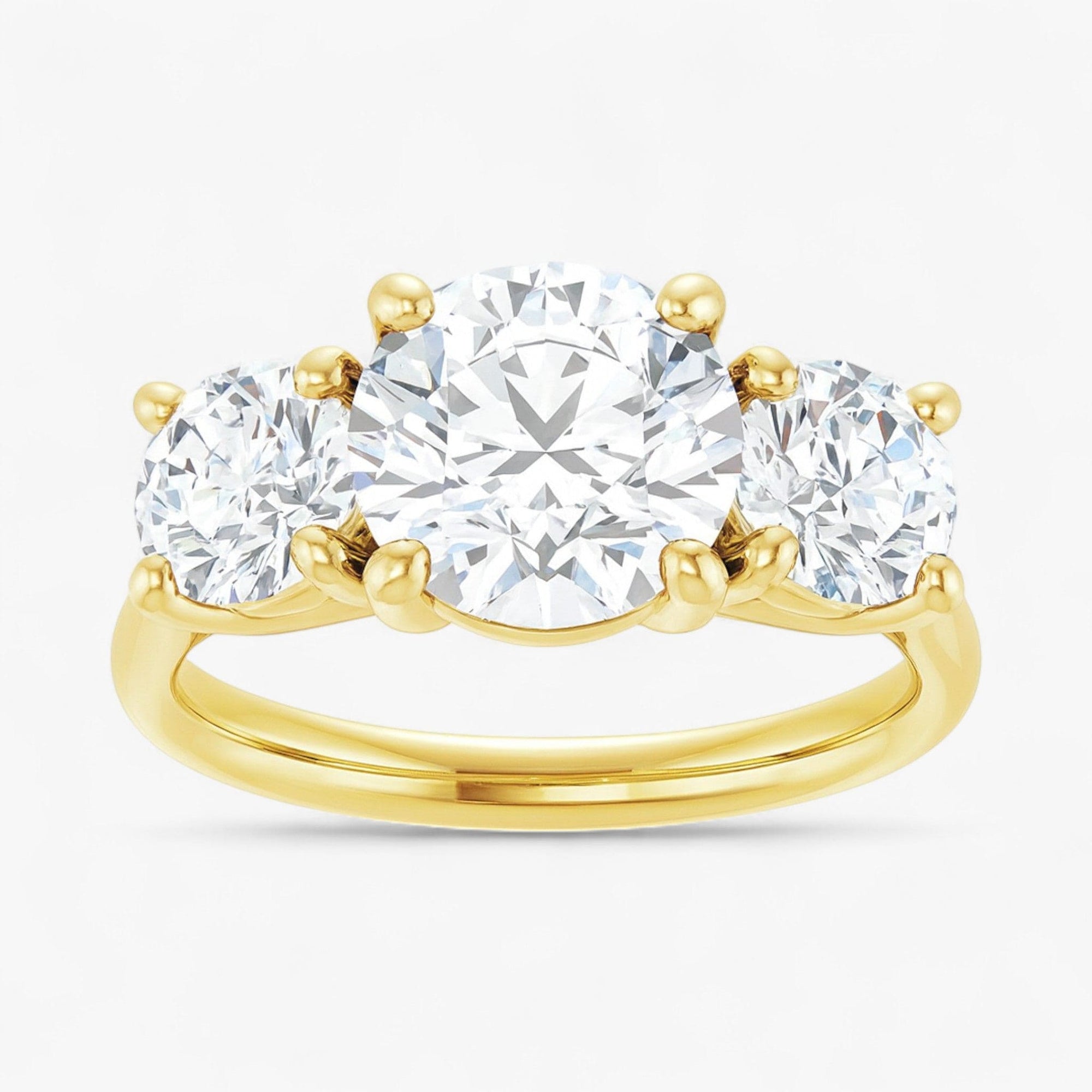 The Classic 3-Stone Engagement Ring | Round