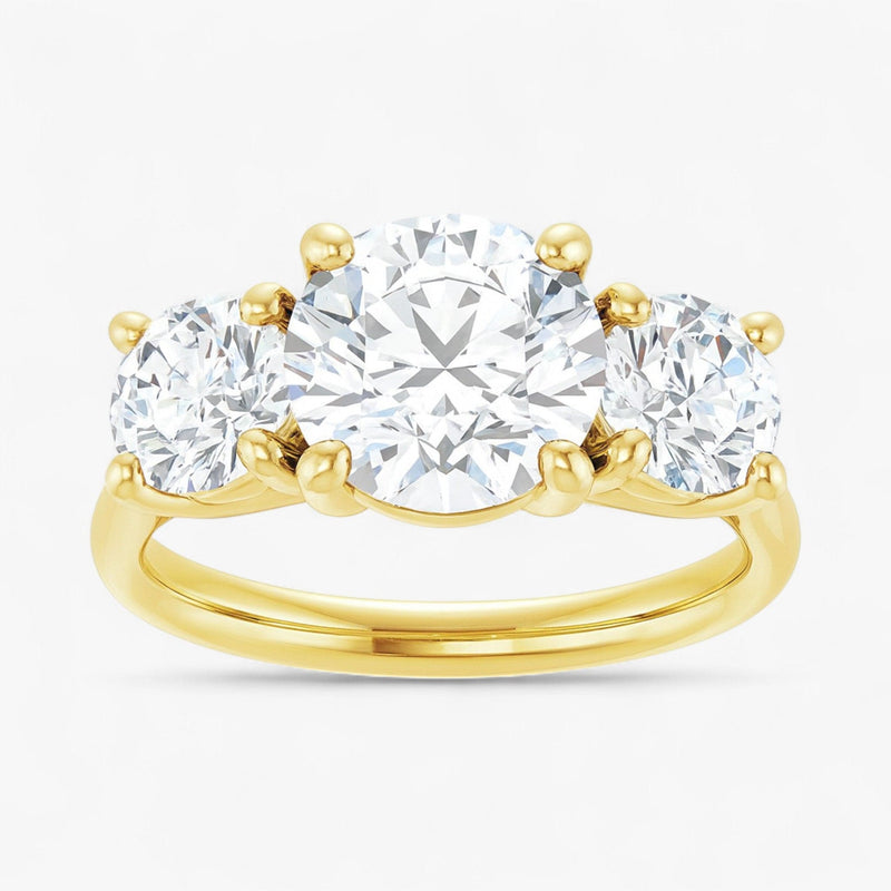 The Classic 3-Stone Engagement Ring | Round