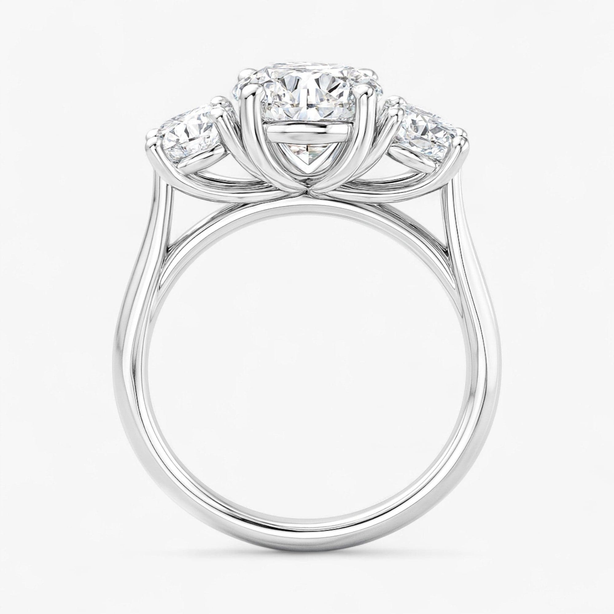 The Classic 3-Stone Engagement Ring | Round
