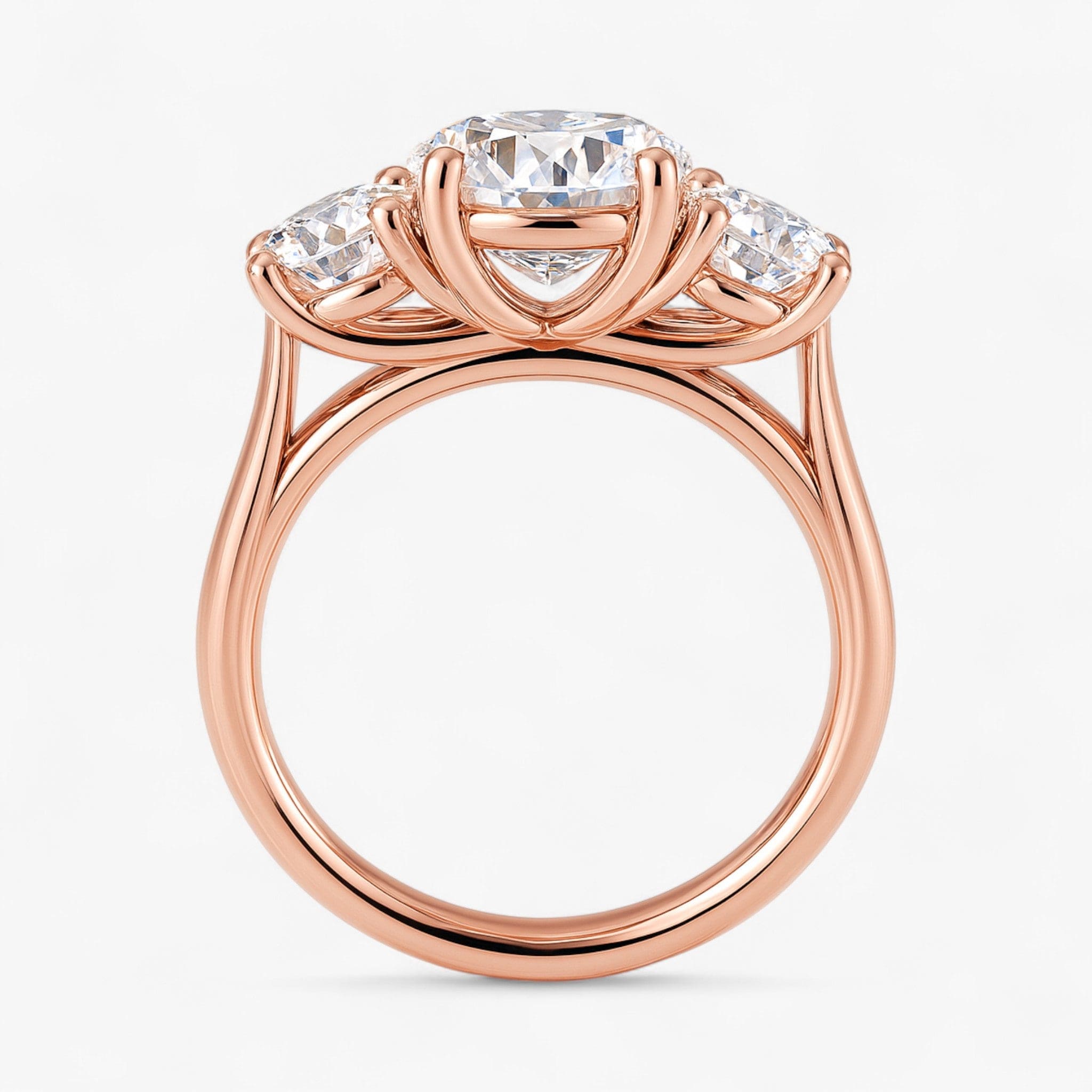 The Classic 3-Stone Engagement Ring | Round