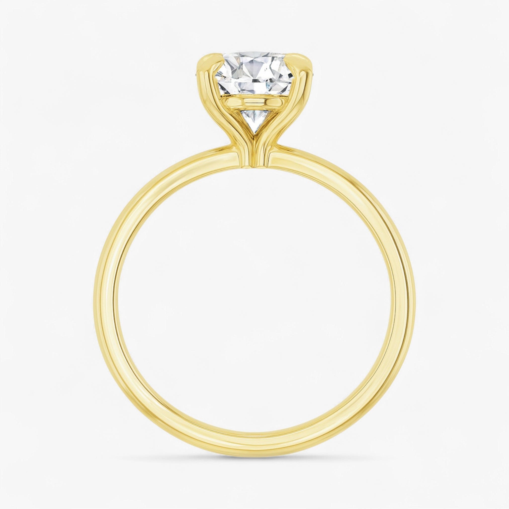 The Timeless Solitaire Engagement Ring | Round