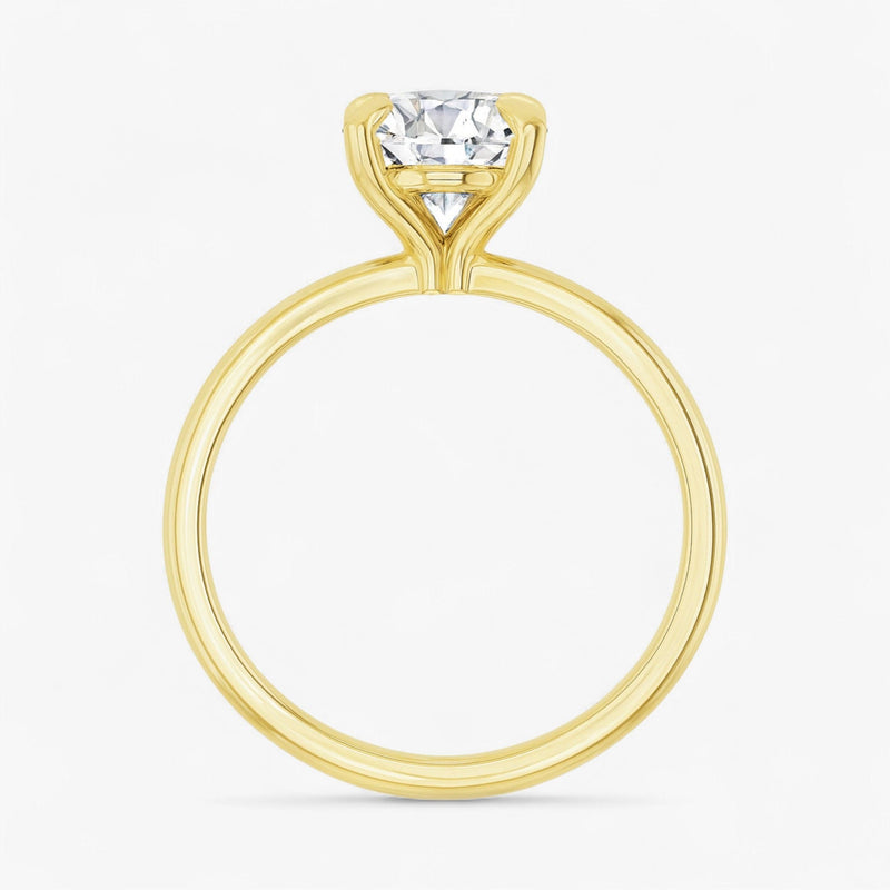 The Timeless Solitaire Engagement Ring | Round
