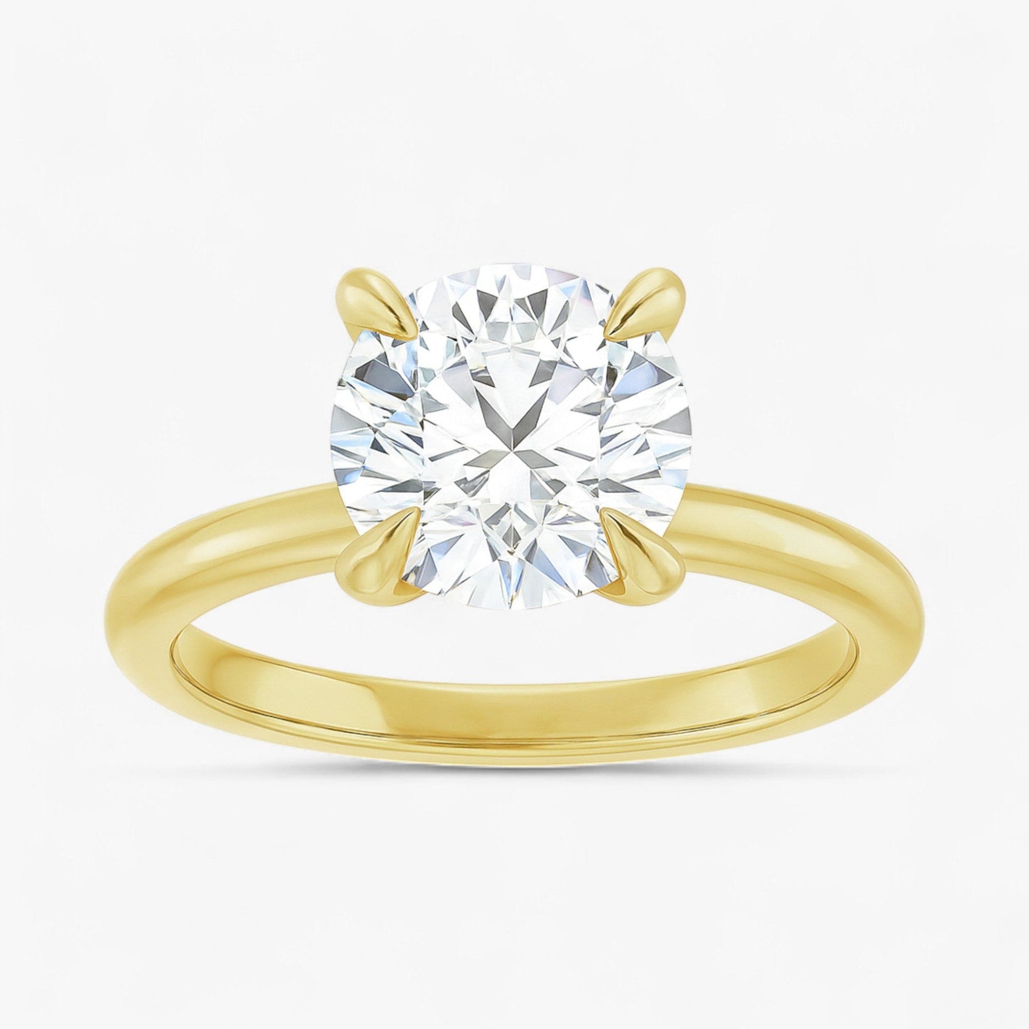 The Timeless Solitaire Engagement Ring | Round