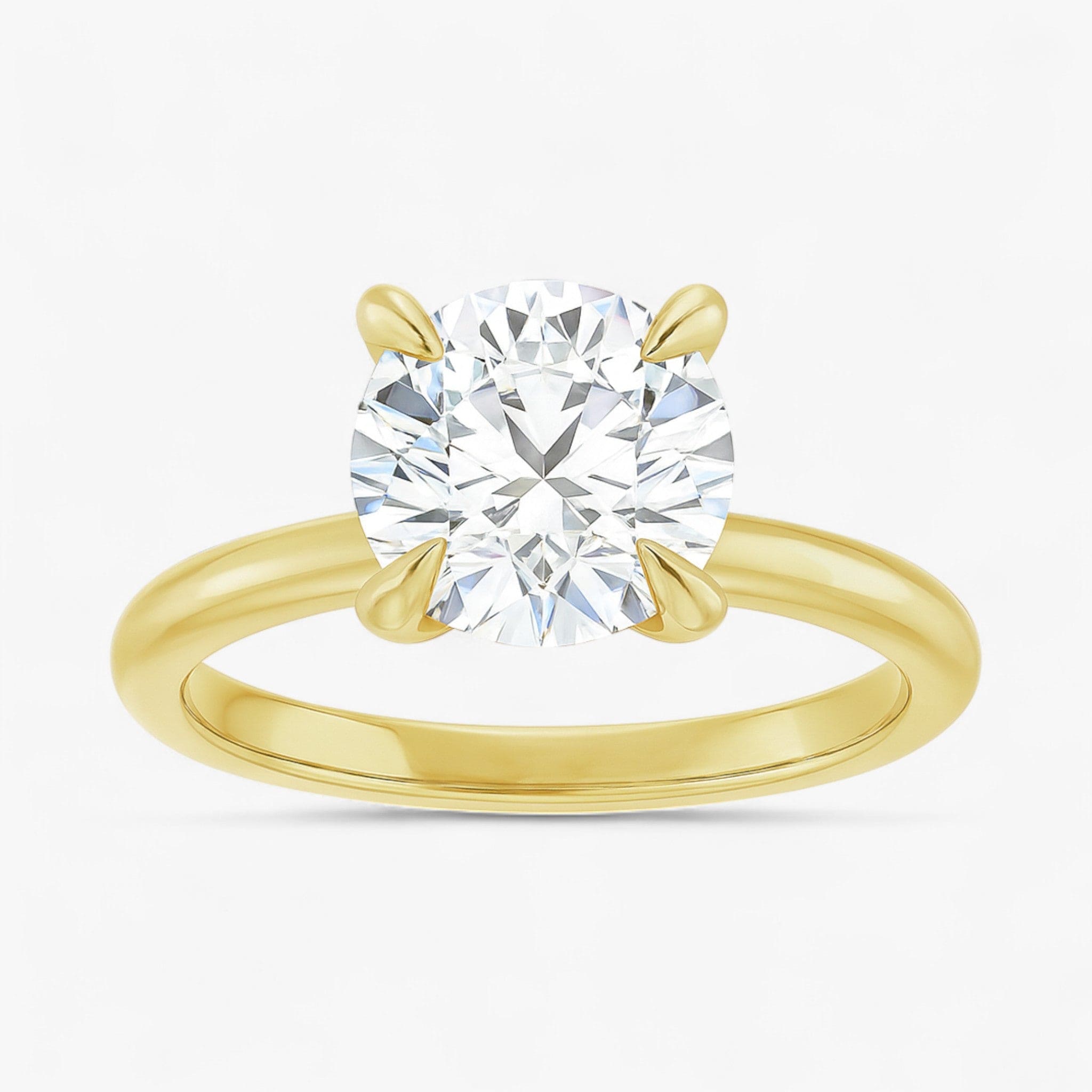 The Timeless Solitaire Engagement Ring | Round